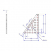 Треугольная пластина из анодированного алюминия Triangle Plate 6*8 (Pair) - «globural.ru» - Набережные Челны