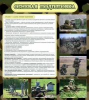 Стенд "Огневая подготовка" (вариант 2) - «globural.ru» - Набережные Челны