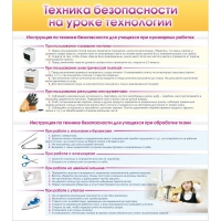 Стенд "Техника безопасности на уроке технологии" - «globural.ru» - Набережные Челны