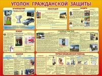 Стенд "Уголок гражданской защиты" - «globural.ru» - Набережные Челны