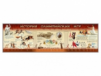 Настенное полотно "История Олимпийских игр" (10000 х 3000 мм) - «globural.ru» - Набережные Челны