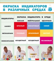 Стенд "Окраска индикаторов в различных средах" - «globural.ru» - Набережные Челны