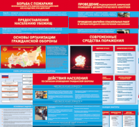 Комплект таблиц Основы гражданской обороны МЧС РФ (13 штук)	 - «globural.ru» - Набережные Челны