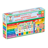 Развивающий тренажёр "Разноцветные окошки" 3-5 лет. Дополнительный набор карточек к базовому комплекту - «globural.ru» - Набережные Челны