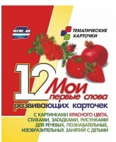 Тематические карточки "Мои первые слова" (красный цвет) - «globural.ru» - Набережные Челны