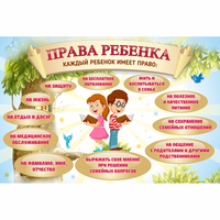 Стенд "Права ребенка" 1,5х1,0 - «globural.ru» - Набережные Челны