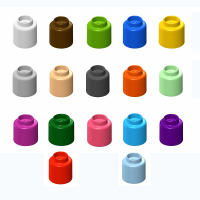  Элемент конструктора одиночный одноцветный Color Blocks 100 штук - «globural.ru» - Набережные Челны
