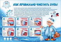 Стенд "Как правильно чистить зубы" - «globural.ru» - Набережные Челны