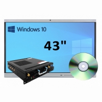 Интерактивная панель 43" (встроенный ПК, Win10) - «globural.ru» - Набережные Челны
