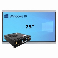 Интерактивная панель 75" (встроенный ПК, Win10, Intel i5) - «globural.ru» - Набережные Челны