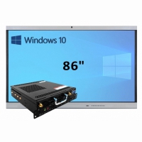 Интерактивная панель 86" (встроенный ПК Win10, Intel i5) - «globural.ru» - Набережные Челны