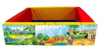 Квадратный сухой бассейн (с шелкографией) - «globural.ru» - Набережные Челны