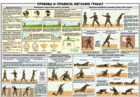 Плакат "Приемы и правила метания гранат" - «globural.ru» - Набережные Челны