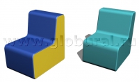 Прямоугольный стул 50*60*60/32см (ВИК) - «globural.ru» - Набережные Челны