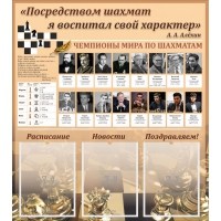 "Шахматы" тематический стенд - «globural.ru» - Набережные Челны