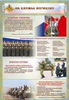 Стенд "На службе Отечеству" (вариант 1) - «globural.ru» - Набережные Челны