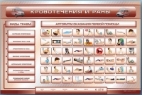 Трехсекционный базовый комплект "Травмы. Кровотечения. Ожоги" для учащихся общеобразовательных учреждений - «globural.ru» - Набережные Челны