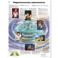 Плакат "Наркотическая зависимость", ламинированный, 50*67 см - «globural.ru» - Набережные Челны