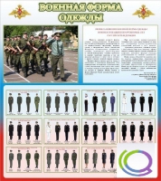 Стенд "Военная форма одежды (герб РФ)" - «globural.ru» - Набережные Челны