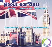 Стенд "About our class" - «globural.ru» - Набережные Челны