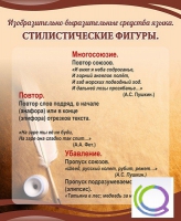 Стенд "Стилистические фигуры" в ассортименте - «globural.ru» - Набережные Челны