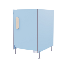 Гигиеническая кабинка из коллекции «НЕГА» (цвет голубой) - «globural.ru» - Набережные Челны