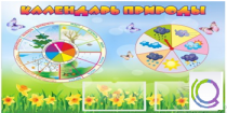 Стенд "Календарь природы" (вариант 2) - «globural.ru» - Набережные Челны