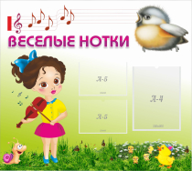 Стенд "Веселые нотки" - «globural.ru» - Набережные Челны