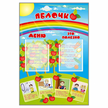 Стенд-меню "Яблочко" - «globural.ru» - Набережные Челны