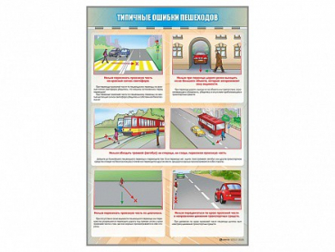 Стенд "Типичные ошибки пешеходов" - «globural.ru» - Набережные Челны